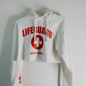 Cropped Lifegaurd Hoodie!